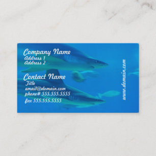Pair of Sharks Business Cards