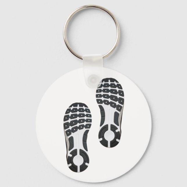 Pair of sportive shoesprint key ring (Front)