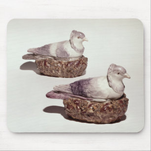 Pair of Staffordshire pottery tureens Mouse Pad