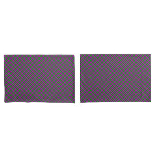 Pair of Standard Size Pillowcases/Plaid Pillowcase