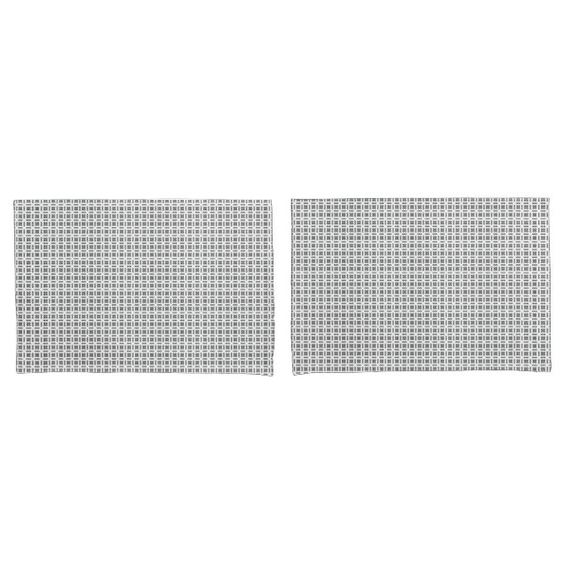 Pair of Standard Size Pillowcases/Squares Pillowcase (Front-Set)