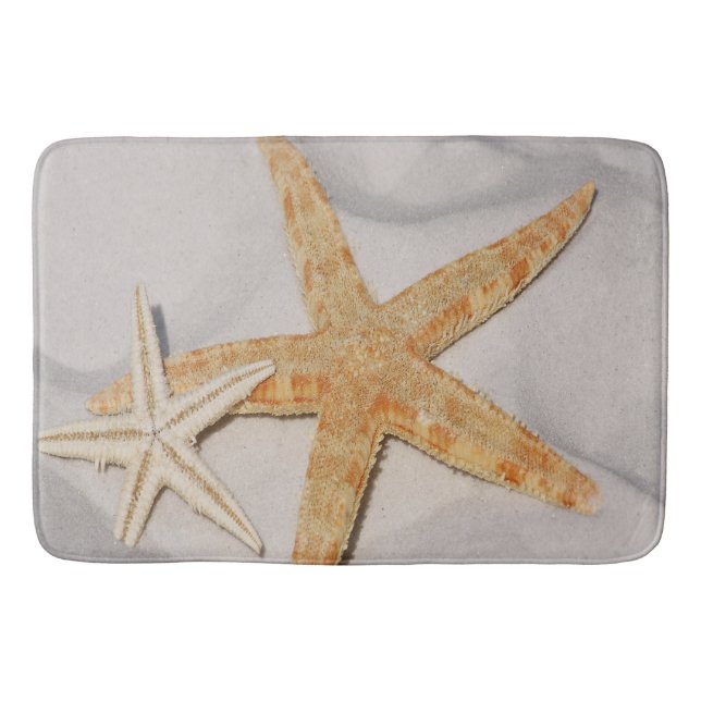 Pair Of Starfish Bath Mat (Front)