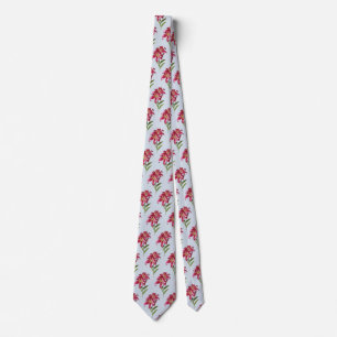 Pair of Stargazer Lilies Tie