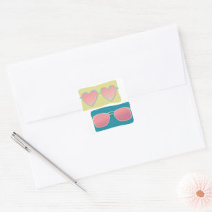 Pair of Sunglasses Square Sticker