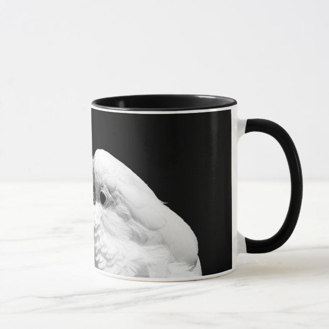 Pair of umbrella cockatoos mug (Right)