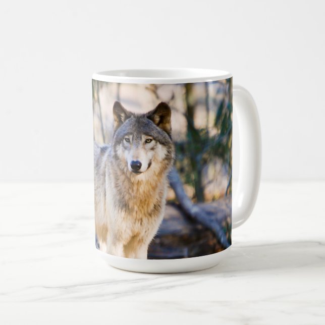 Pair of Wolves Coffee Mug (Front Right)