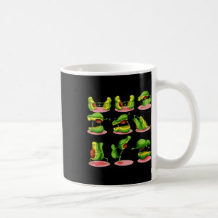 Pair Of Yoga Veggie Avocado Meditation Avocato Sup Coffee Mug