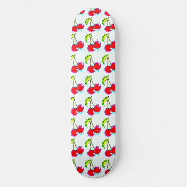 Pairs of cherries Thunder_Cove Skateboard (Front)