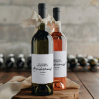 Pairs Well With Being A Bridesmaid Proposal Simple