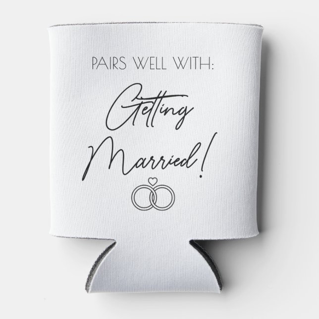 Pairs Well With: Getting Married Minimalist Rings Can Cooler (Front)