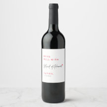 Pairs Well With Maid of Honour Duties