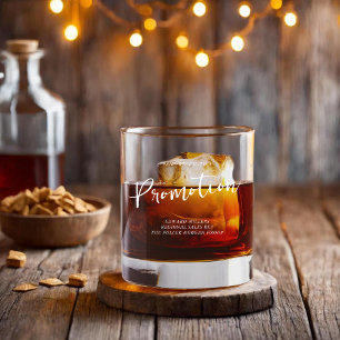 Pairs Well With Promotion Employee Recognition Whiskey Glass