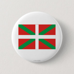 País Vasco (Euskadi) flag 6 Cm Round Badge