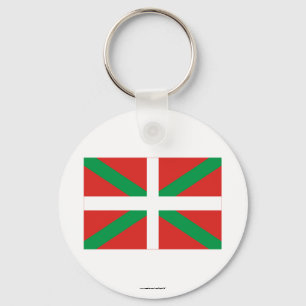 País Vasco (Euskadi) flag Key Ring