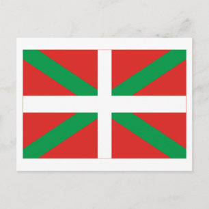 País Vasco (Euskadi) flag Postcard