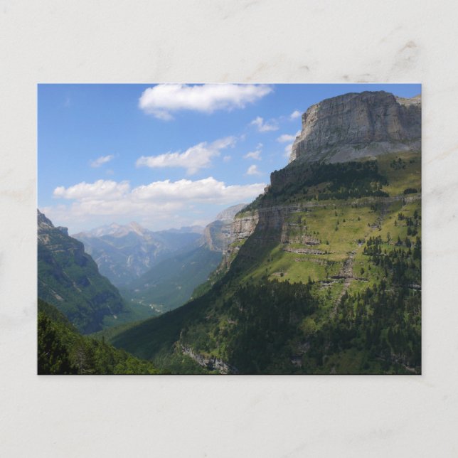 Paisaje de Ordesa - Huesca (España) Postcard (Front)