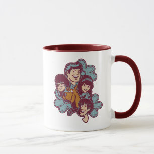 Paisely Flower Scooby-Doo and the Gang Mug