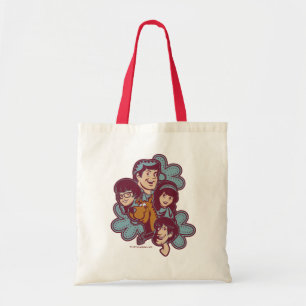 Paisely Flower Scooby-Doo and the Gang Tote Bag