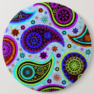 Paisley 2.0-Light Background 6 Cm Round Badge