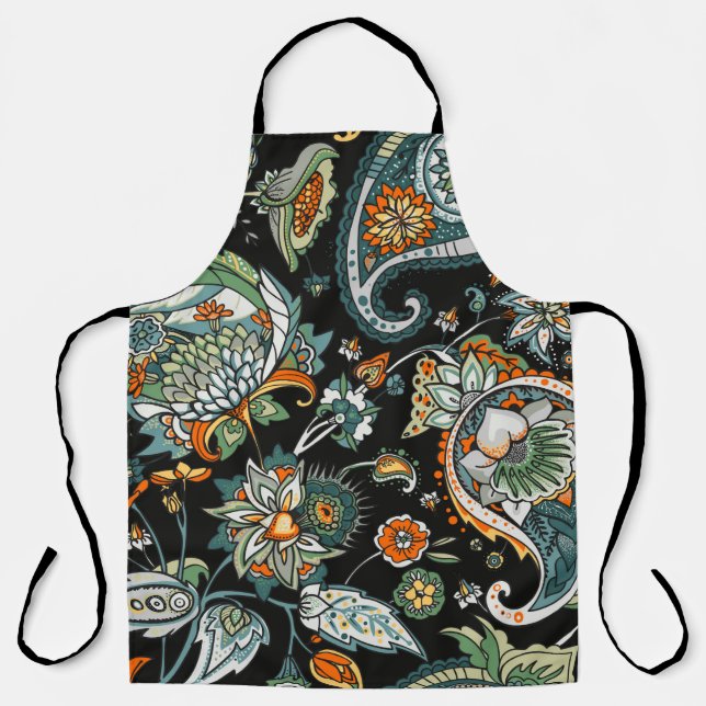 Paisley. A seamless pattern based on the tradition Apron (Front)