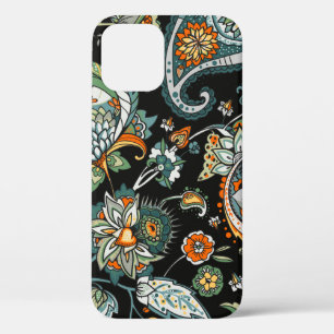 Paisley. A seamless pattern based on the tradition iPhone 12 Case