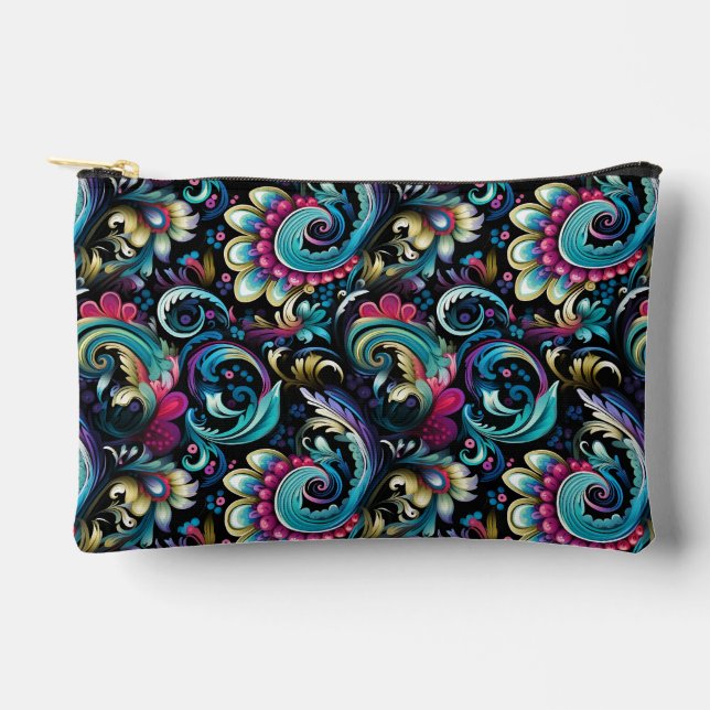 Paisley  accessory pouch (Front)