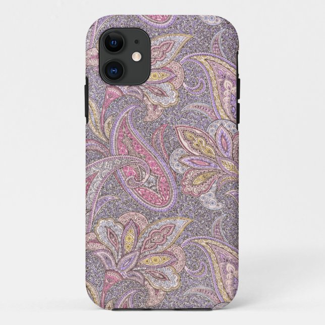 Paisley and flowers pattern Case-Mate iPhone case (Back)