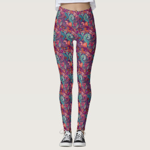 Paisley Apron Leggings