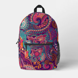 Paisley Apron Printed Backpack