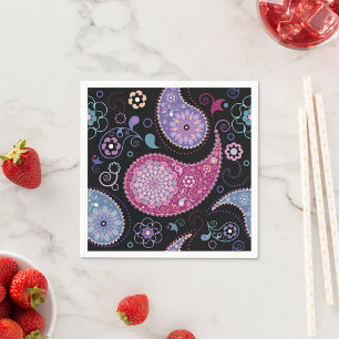 Paisley Background Paper Napkins