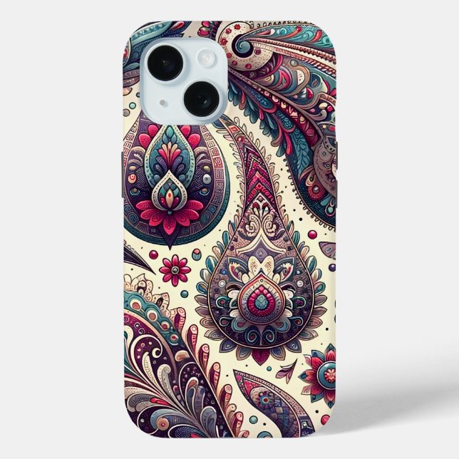 Paisley Background Pattern  Case-Mate iPhone Case (Back)