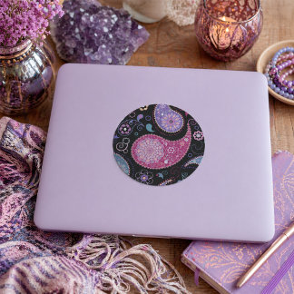 Paisley Background Stickers