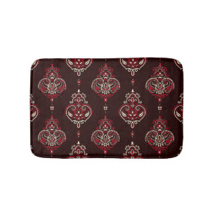 Paisley Bandanna: Boho Vintage Print. Bath Mat