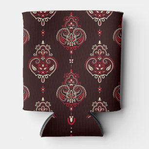 Paisley Bandanna: Boho Vintage Print. Can Cooler