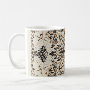 Paisley Bandanna Print Silk Design Coffee Mug