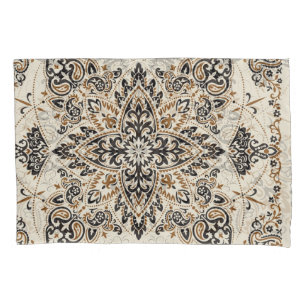 Paisley Bandanna Print Silk Design Pillowcase