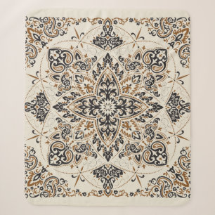 Paisley Bandanna Print Silk Design Sherpa Blanket