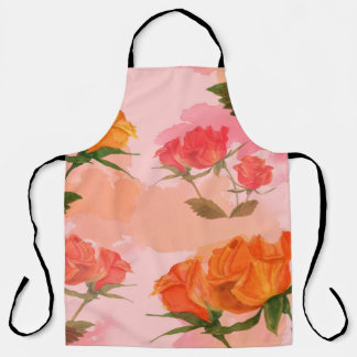 Paisley bandanna print, silk scarf design. apron