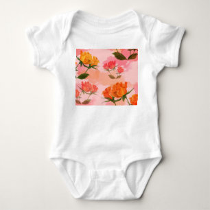Paisley bandanna print, silk scarf design. baby bodysuit