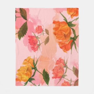 Paisley bandanna print, silk scarf design. fleece blanket