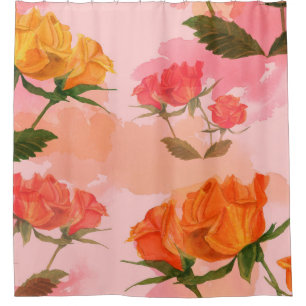 Paisley bandanna print, silk scarf design. shower curtain
