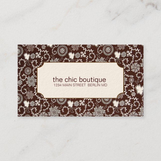 Paisley Business Cards (Front)