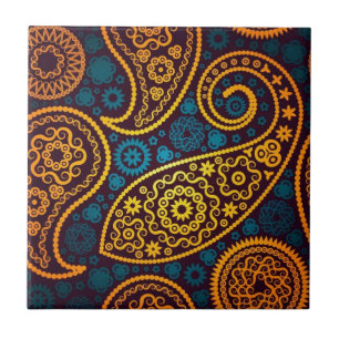 Paisley Ceramic Tile