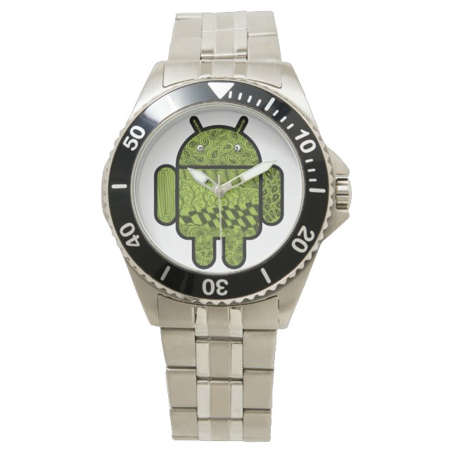 Paisley Character for Android™ Robot Watch (Front)