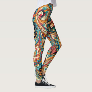 Paisley chic  leggings