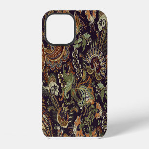 Paisley Colourful Textile: Ethnic Vintage Design iPhone 12 Case