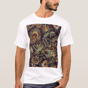 Paisley Colourful Textile: Ethnic Vintage Design T-Shirt