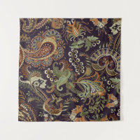 Paisley Colourful Textile: Ethnic Vintage Design