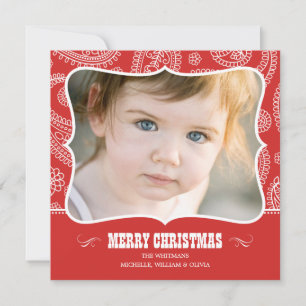 Paisley Cowboy Christmas Cards