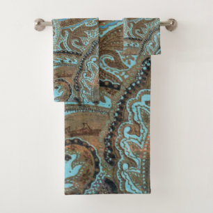 Paisley Damask - Bath Towel Set